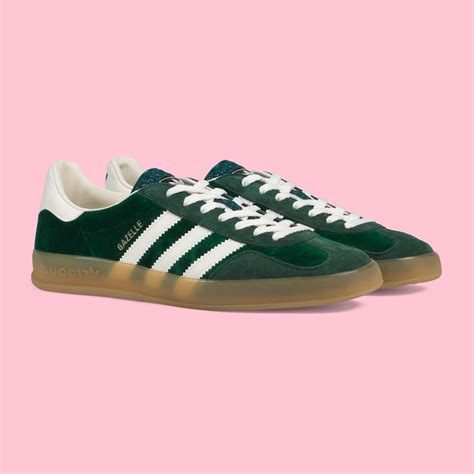 green gucci gazelles|gucci gazelle sneakers.